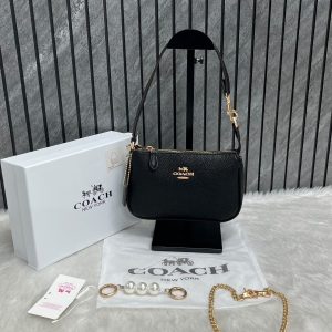 Coach Nolita 19 Shoulder Bag In Black First Copy