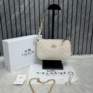 Coach Nolita 19 Shoulder Bag In White First Copy