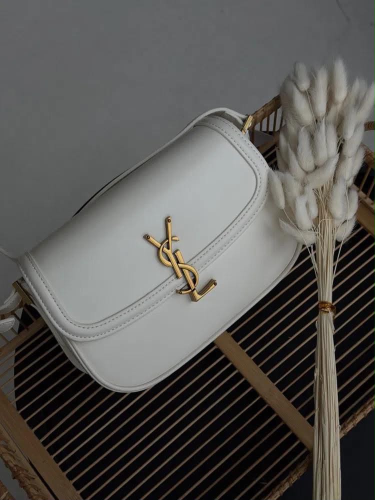 First Copy YSL Solferino Small Shoulder Bag in White