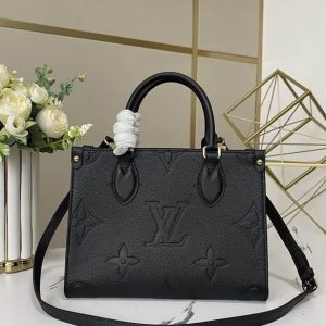 Louis Vuitton OnTheGo PM 25 Bag In Black First Copy
