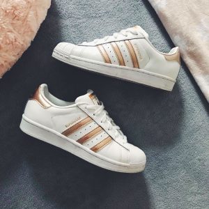 First Copy Adidas Originals Superstar White Gold Shoes