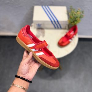 First Copy Adidas Originals Samba Mary Jane Shoes in Crimson Red