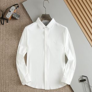 First Copy Brunello Cucinelli Stitchless Full Sleeves Shirt in White