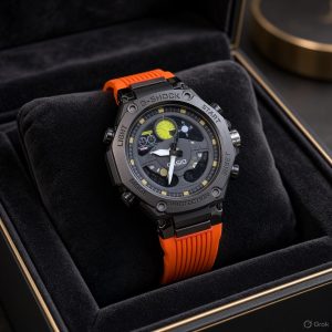First Copy Casio G-Shock Limited Edition Gunmetal Orange Strap Watch