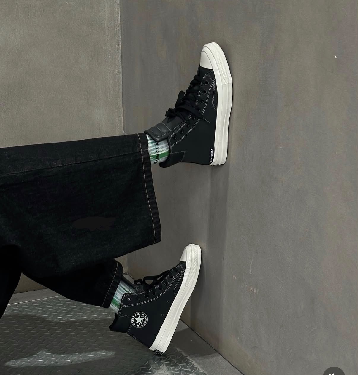 First Copy Converse Chuck 70 Padded Anodized Shoes in Black