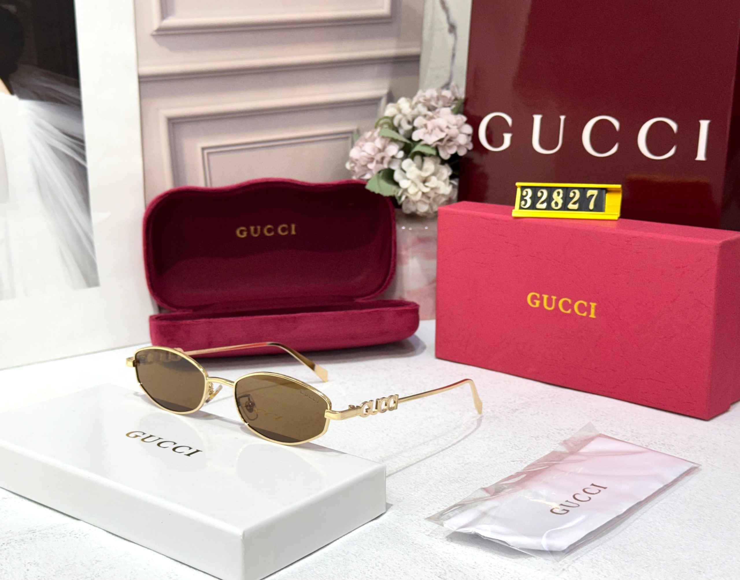 First Copy Gucci Cat Eye UV Protected Sunglasses for Women