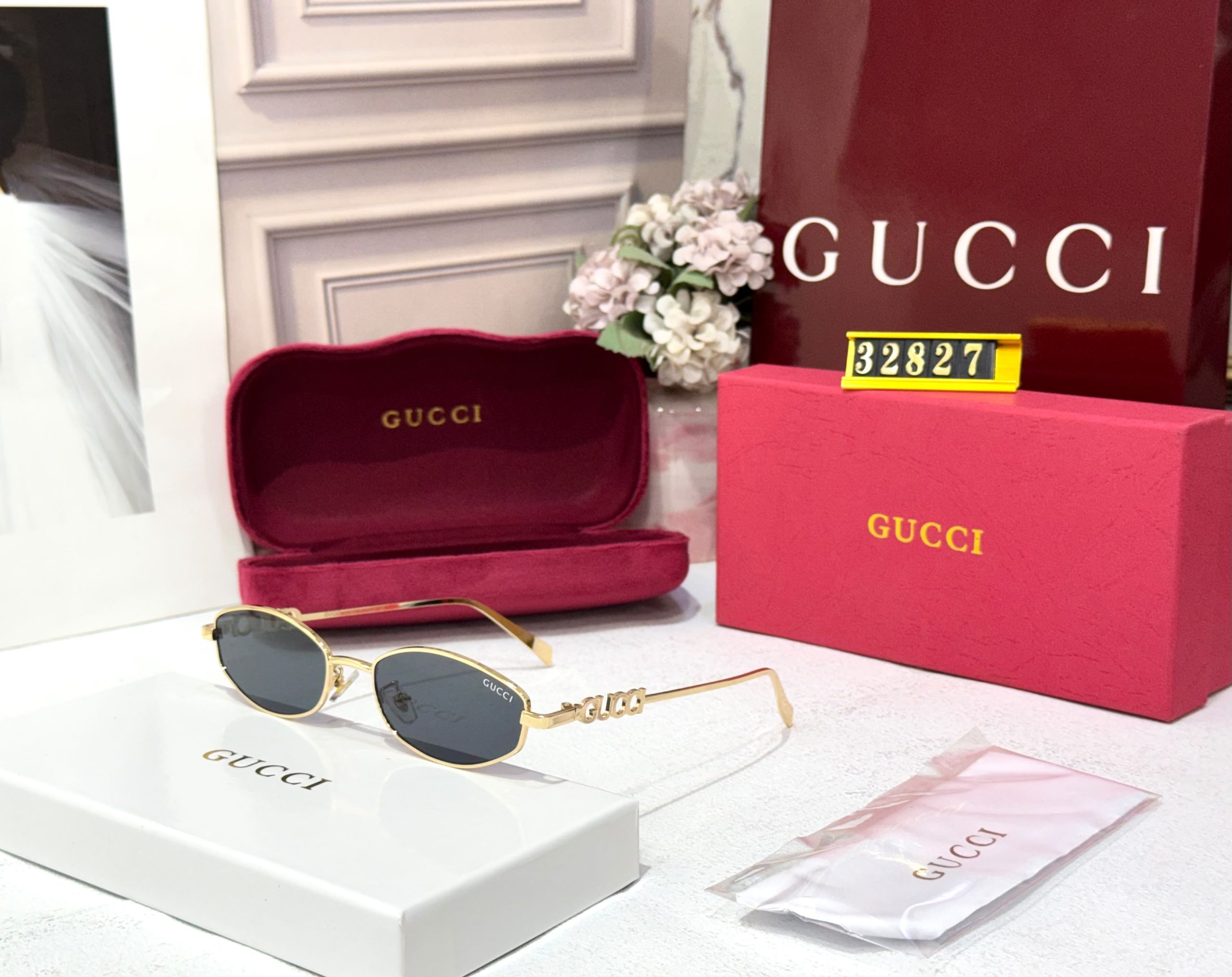 First Copy Gucci Cat Eye UV Protected Sunglasses for Women