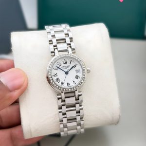 First Copy Longines PrimaLuna Diamond Dial Ladies Watch in Two Tone Rose Gold