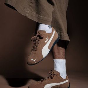 First Copy Puma Speedcat OG Suede Shoes in Chocolate Brown