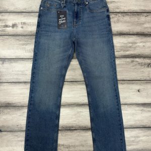 First Copy Scotch & Soda Amsterdam Blauw Ralston Slim Jeans Medium Blue Front