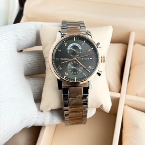 First Copy Tissot Chemin Des Tourelles Chronograph Watch in Stainless Steel