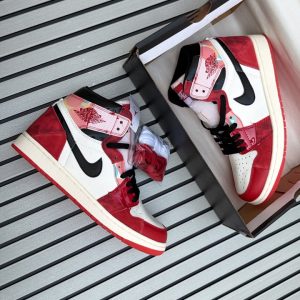 First Copy Nike Air Jordan 1 High Spider-Man Origin Story Sneakers Side View