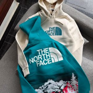 First Copy The North Face Hoodie Black Front View