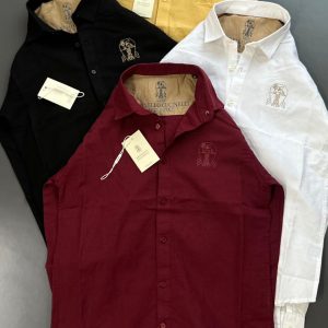 First Copy Ⓡ🅢 Brunello Cucinelli Original Cotton Oxford Shirts Original Collection Shirts Combines Style And Comfort, Making It Perfect For Leisurely, Relaxing Days. Made From Very Cotton, It Features Long Sleeves, Brand Logo And A Classic Collar.