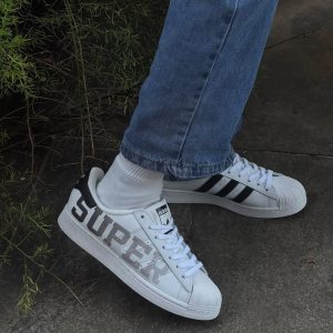 First Copy Adidas Originals Superstar Bold White Black