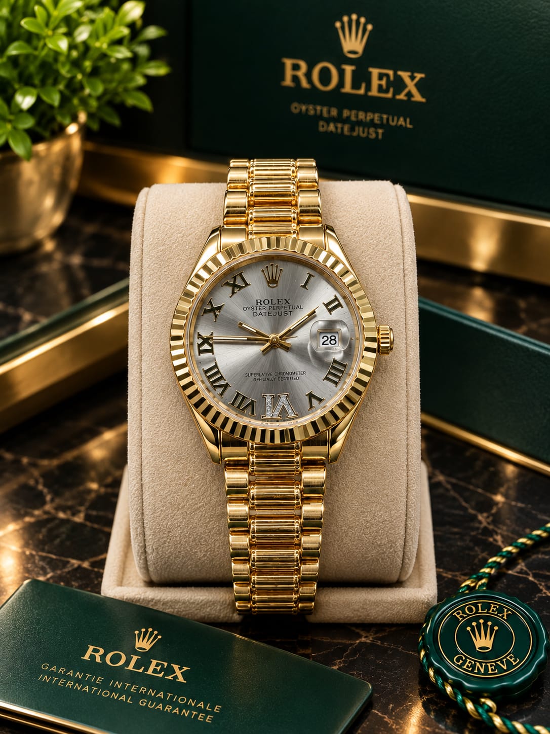 First Copy Rolex Ladies Watch Date Working 630/-