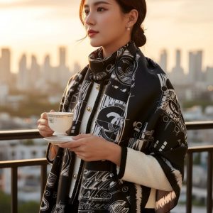 First Copy Chanel Silk Stole Drape Yourself In The Captivating