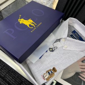 First Copy Ralph Polo Mercerised Lycra Fabric Full Sleeve Shirts
