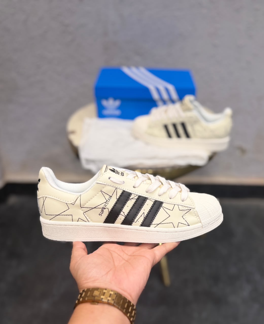 First Copy Adidas Originals Superstar Ii Black Star Stitch 2026