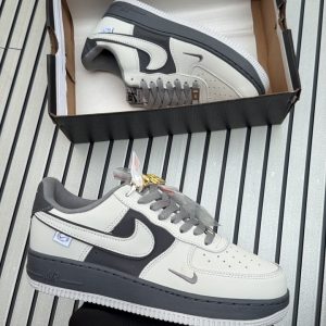 First Copy Airforce Orignls Grey Tick Top Leathr Quality