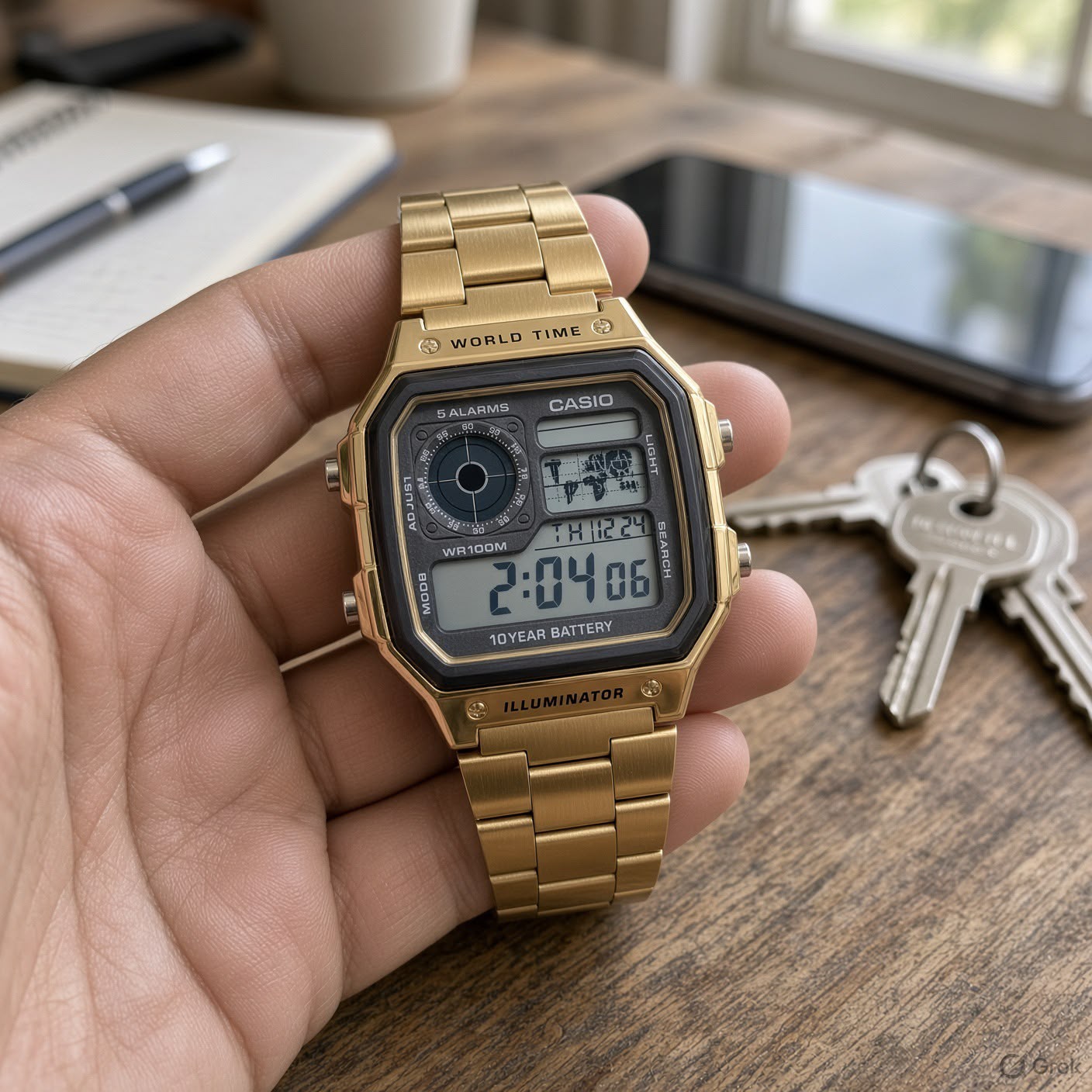 First Copy _Casio Watch_ Good Quality Square Dial Casio World
