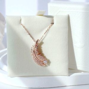 First Copy Swarovski Idyllia Feather Pendant This Idyllia Pendant From