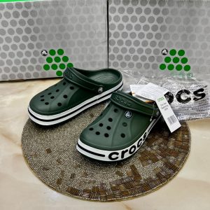 First Copy Crocs Bayaband Clogs Olive Green Pair View