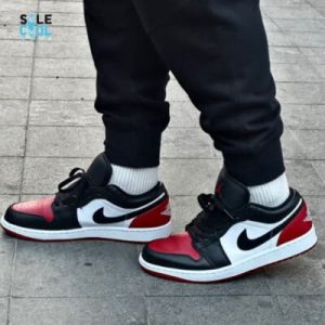 First Copy Nike Classic Cortez Heritage Black Swoosh Sneakers - Image 1