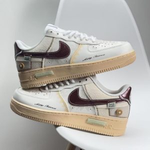 First Copy Nike Air Force 1 Low Panda Prank Custom Sneakers - Image 1