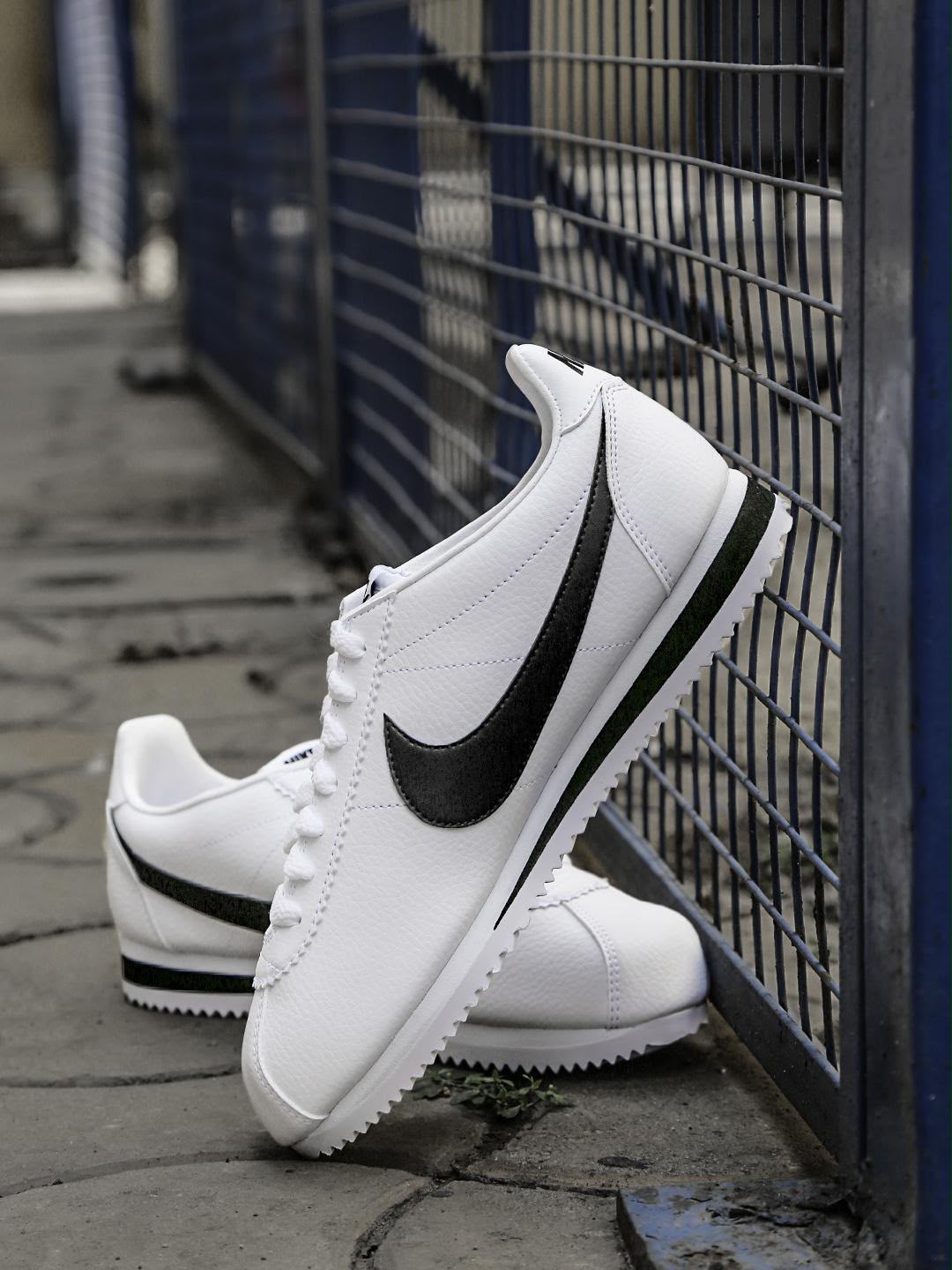 First Copy Nike Classic Cortez Vintage Green Swoosh Sneakers - Image 1