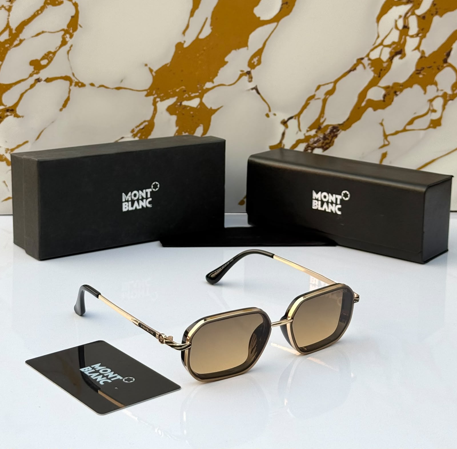 First Copy Dita Grandmaster Aviator Square Titanium Sunglasses - View 3