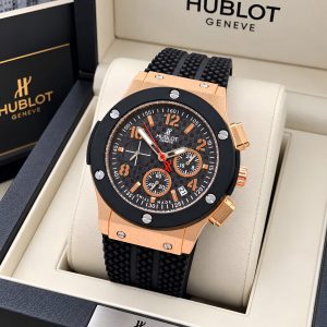 First Copy Hublot Big Bang Ceramic Bezel Chronograph Luxury Watch - View 1