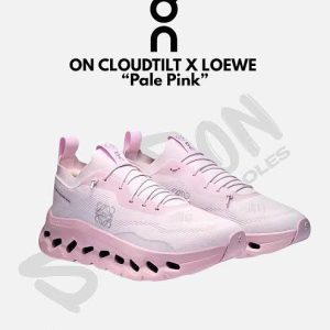 First Copy On Cloudtilt X Loewe Pale Pink Sneakers Front