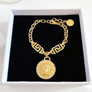 First Copy Versace Icon Medusa Bracelet Front