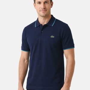 First Copy Lacoste Matty Cotton Polo Shirt Front