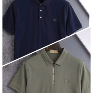 First Copy Burberry Stitchless Polo Shirt Front