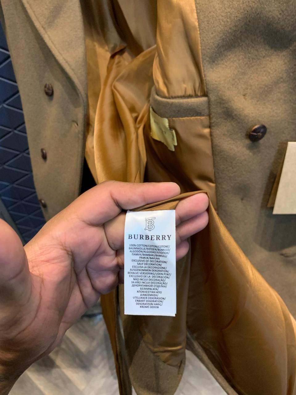First Copy Burberry Long Coat