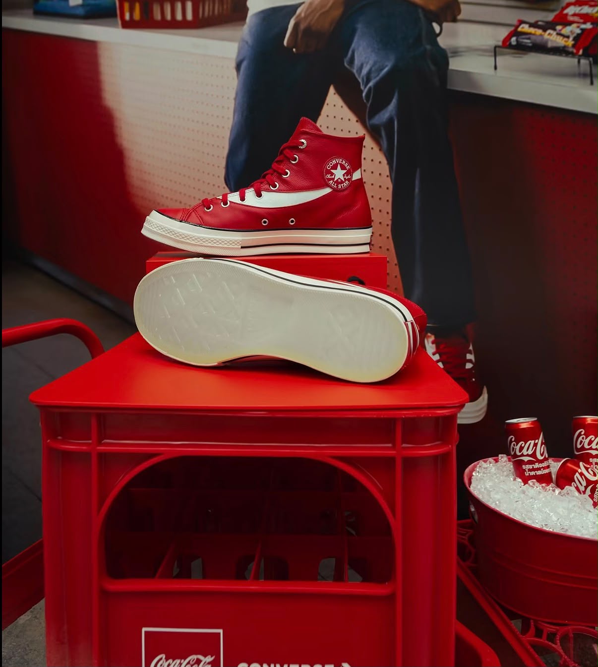 First Copy Converse Chuck Coca Cola