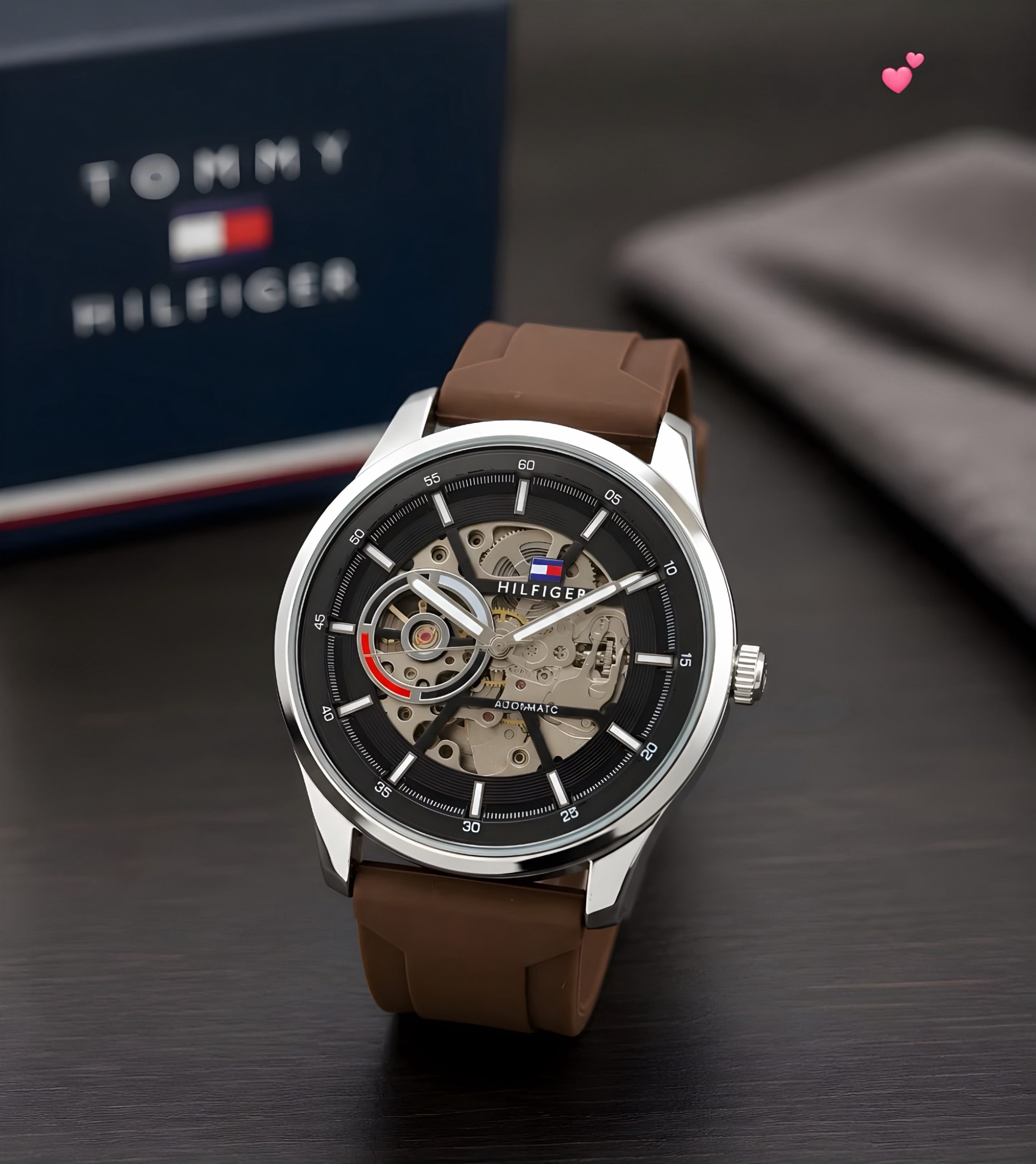 First Copy Tommy Hilfiger Skeleton Automatic