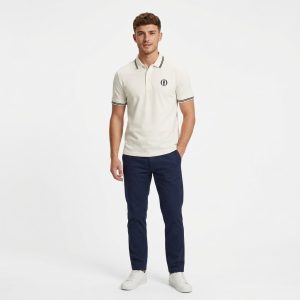First Copy Hugo Boss Quality Half Sleeves Polo Tees