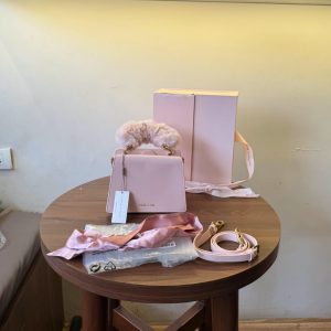 First Copy Charles Keith Pink Limited Edition Bag With