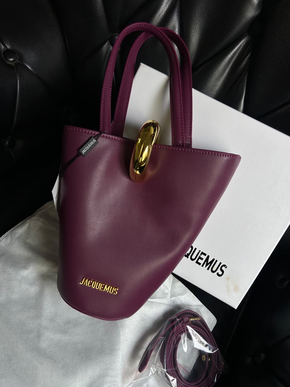 First Copy Jacquemus The Valrie Soft Leather Bag