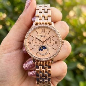 First Copy Fossil Es3121 Jacqueline Sun Moon Copper