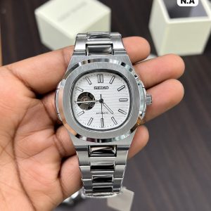 First Copy Seiko Automatic Gold Tone Elegant White Dial
