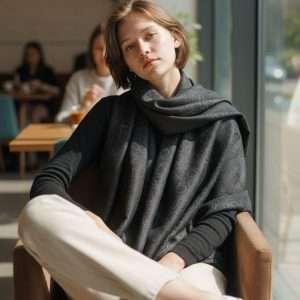 First Copy Loewe Semi-Woollen Stole