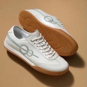 First Copy Virat Kohli One8 White Brown Sneakers
