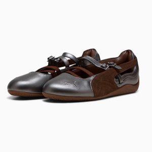 First Copy Puma Speedcat Brown Silver