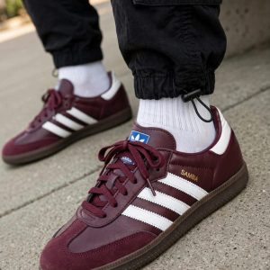 First Copy Adidas Originals Samba Cherry White