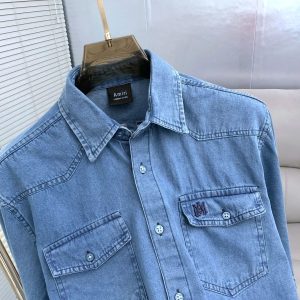 First Copy Amiri Cotton Denim Shirts