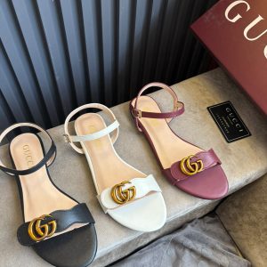 First Copy Gucci Marmont Interlocking Gg Leather Ankle Strap